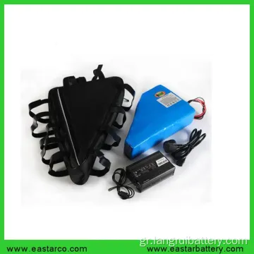 Επαναφορτιζόμενη 48V / 52V 20AH E-Bike Battery Pack Triangle Shape Lithium Ion Ebike Battery